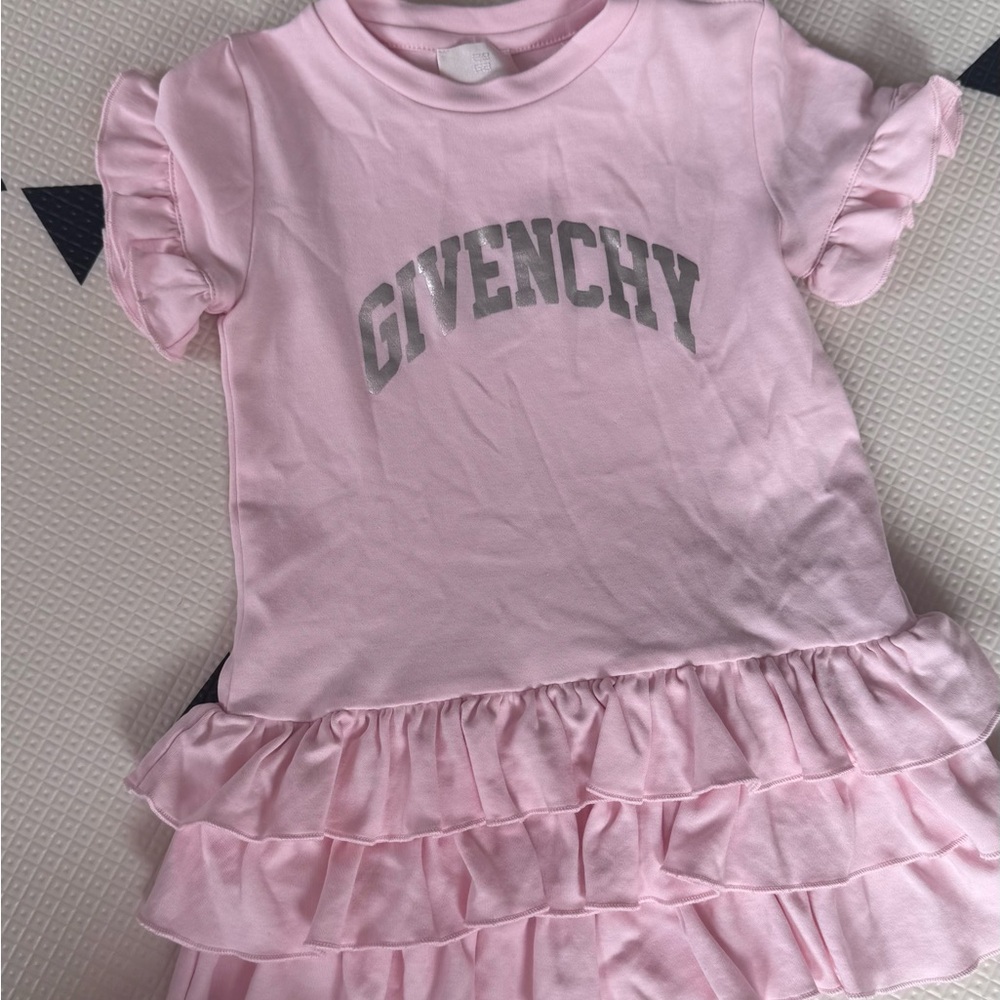 Givenchy Kids Pink Ruffle Shirt